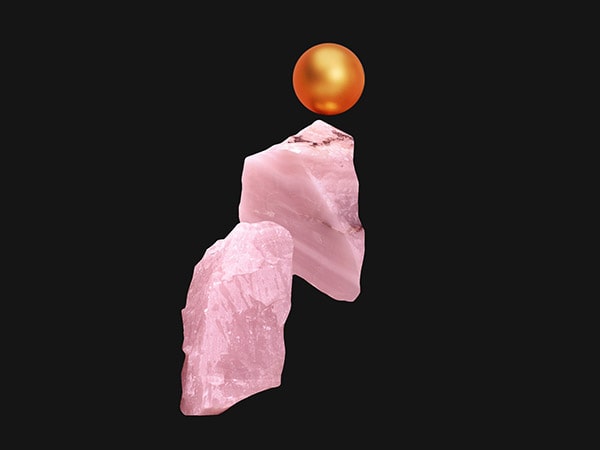 Pink onyx marble website design